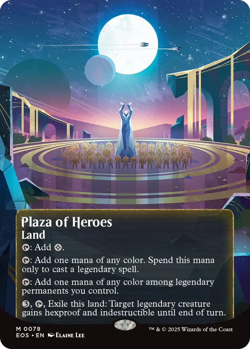 (英)英雄の公有地 / Plaza of Heroes ★ボーダーレス★(「星景ポスター」) 【EOS】 No.078