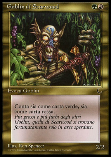 (イタリア語)Goblin di Scarwood / Scarwood Goblins【DRK】 No.095