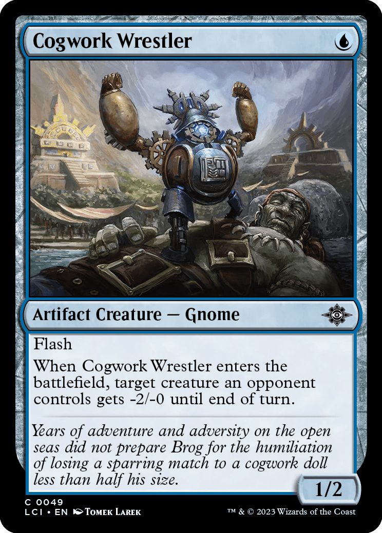 (英)【Foil】歯車式闘士 / Cogwork Wrestler【LCI】 No.049