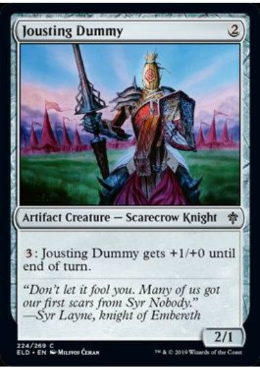 (英)【Foil】馬上槍の練習台 / Jousting Dummy【ELD】 No.224