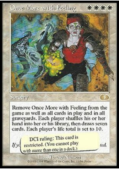 (英)Once More with Feeling 【UGL】 No.011