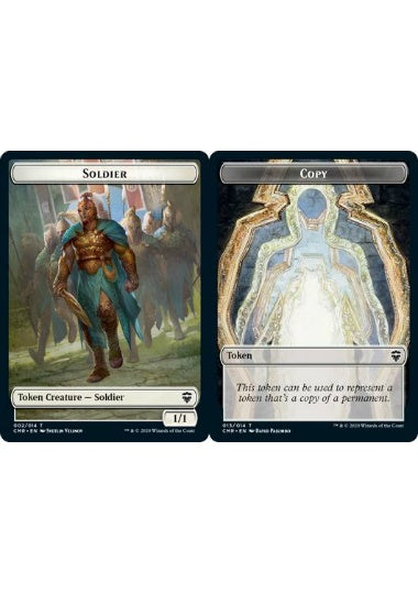 (英)【Foil】兵士トークン / Soldier TokenNo.002 - コピートークン / Copy Token【CMR-TOKEN】 No.013
