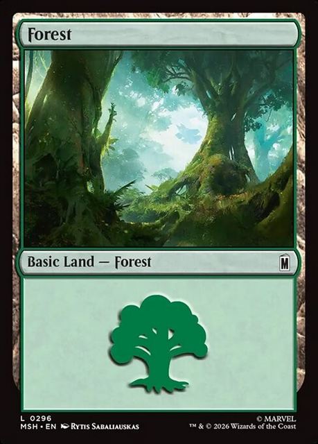 (英)【Foil】森 / Forest【MSH】 No.296