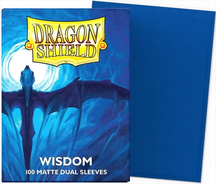 【サプライ】 ドラゴンシールド Dual Matte Sleeves Wisdom   ※発送方法は「ゆうパック」を選択してください。