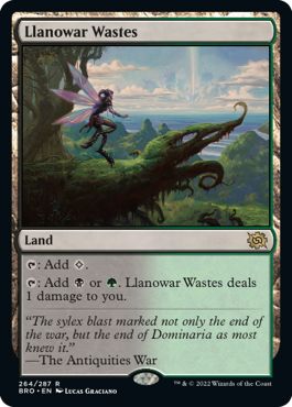 (英)ラノワールの荒原 / Llanowar Wastes【BRO】 No.264