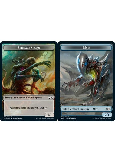 (英)【Foil】エルドラージ・落とし子トークン / Eldrazi Spawn TokenNo.001 - マイアトークン / Myr Token【2XM-TOKEN】 No.007