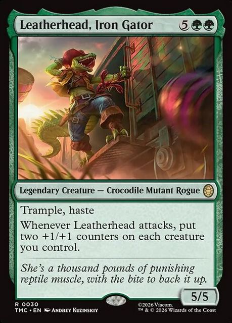 (英)【Surge-Foil】アイアンゲーター、レザーヘッド / Leatherhead, Iron Gator【TMC】 No.030