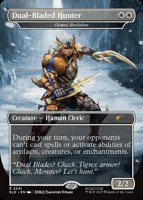 (英)堂々たる狩猟者 - Dual-Bladed Hunter[堂々たる撤廃者 / Grand Abolisher]【SLD】 Secret Lair x Monster Hunter: The Hunters No.2241