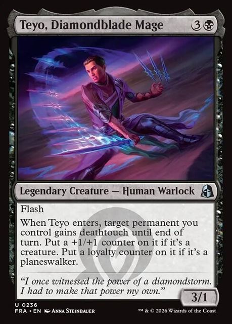 【予約商品】(英)金剛刃の魔道士、テヨ / Teyo, Diamondblade Mage【FRA】 No.236