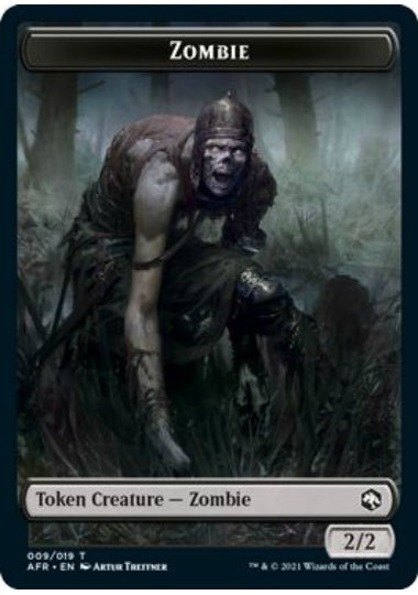 (英)ゾンビトークン / Zombie Token【AFR-TOKEN】 No.009