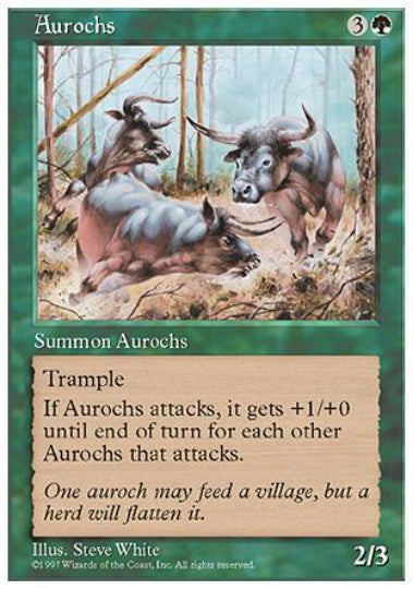 (英)オーロクス / Aurochs【5ED】 No.279