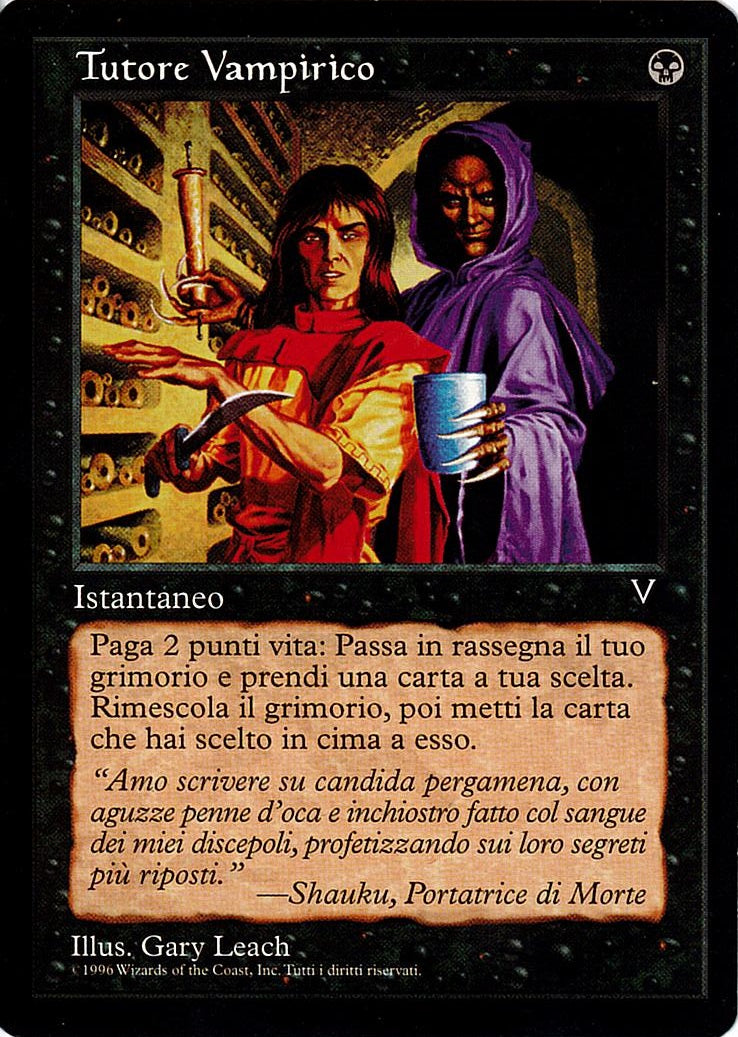 (イタリア語)Tutore Vampirico / Vampiric Tutor【VIS】 No.072