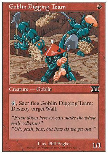 (英)ゴブリン穴掘り部隊 / Goblin Digging Team【6ED】 No.182
