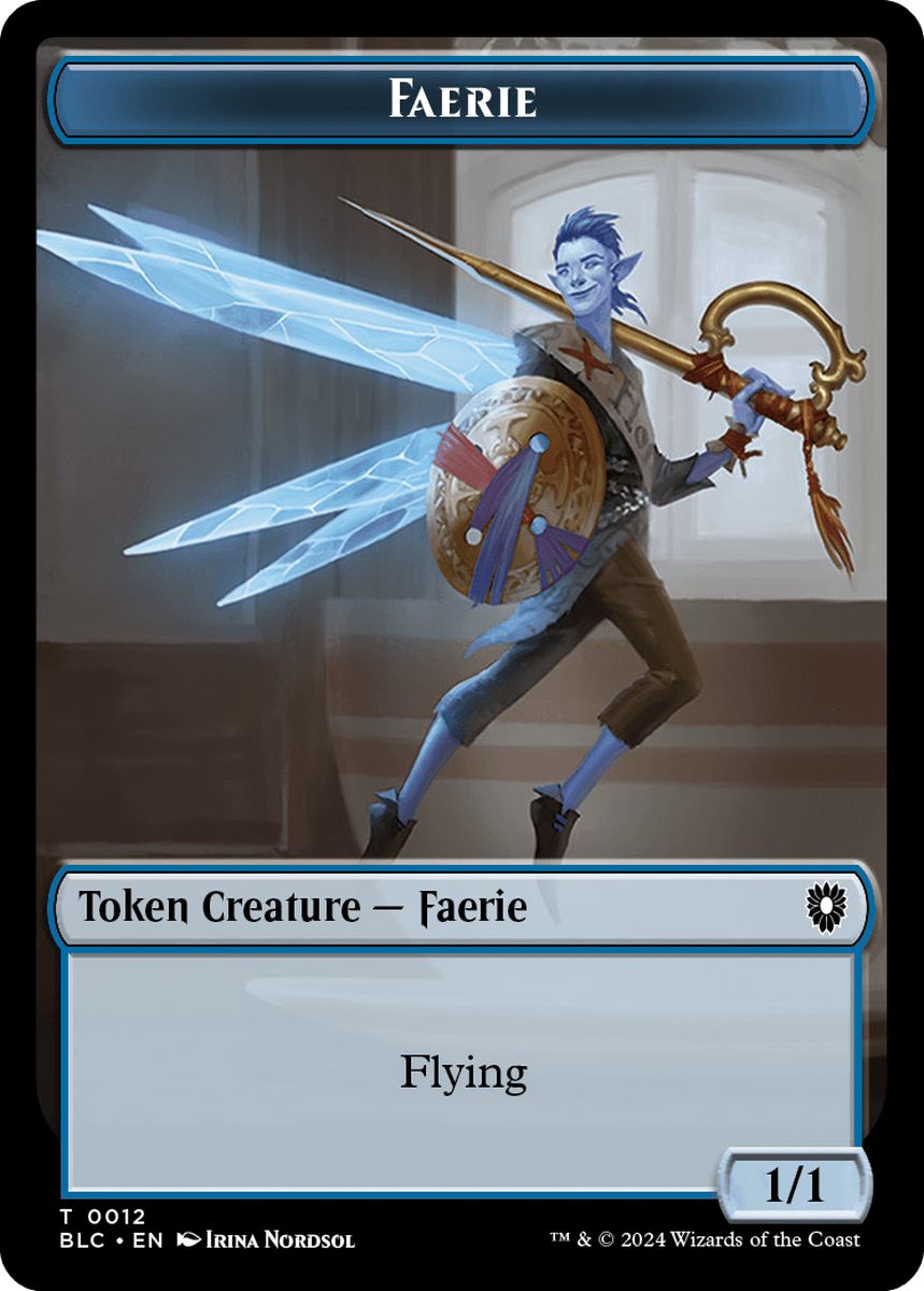 (英)フェアリートークン / Faerie Token No.012 - ファイレクシアン・ゴーレムトークン / Phyrexian Golem Token【BLC-TOKEN】 No.038