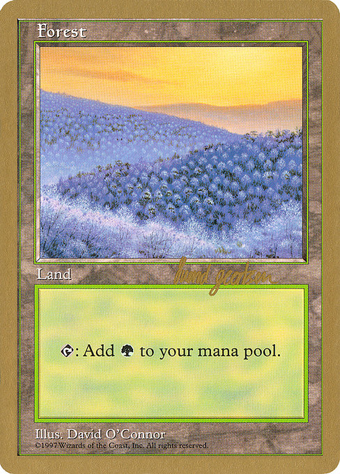 (英)森 / Forest【WC97】 World Championship Decks 1997 Svend Geertsen 金枠 No.121