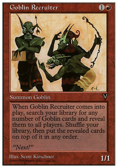 (英)ゴブリン徴募兵 / Goblin Recruiter【ANTHOLOGIES】 No.038
