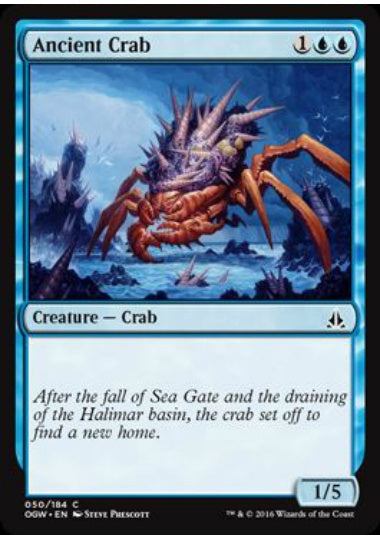 (英)【Foil】古代ガニ / Ancient Crab【OGW】 No.050