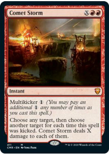 (英)彗星の嵐 / Comet Storm【CMR】 統率者デッキ収録 No.411