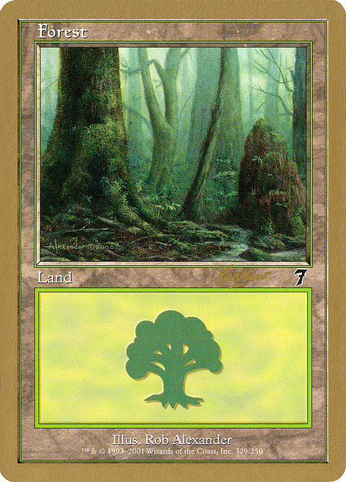 (英)森 / Forest【WC02】 World Championship Decks 2002 Sim Han How 金枠 No.137