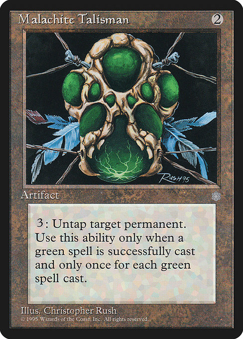 (英)Malachite Talisman【ICE】 No.328