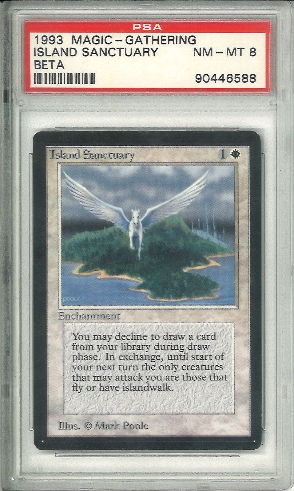 [鑑定品](英)孤島の聖域 / Island Sanctuary【BETA】 PSA8 ID:90446588