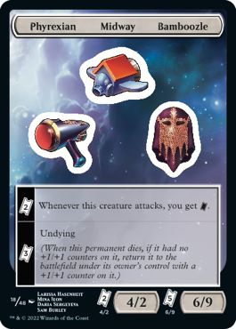 (英)Phyrexian Midway Bamboozle Sticker【UNF-STICKER】 No.018
