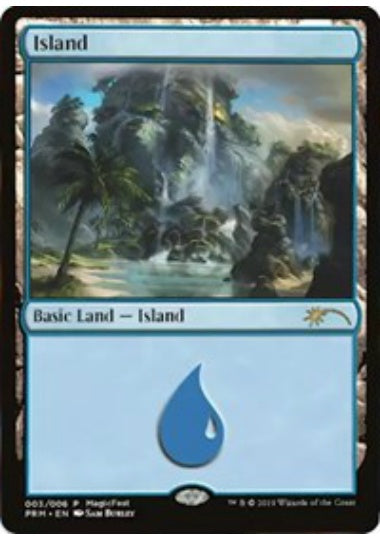 (英)【Foil】島 / Island【PRM】2019年 マジックフェストプロモ No.068