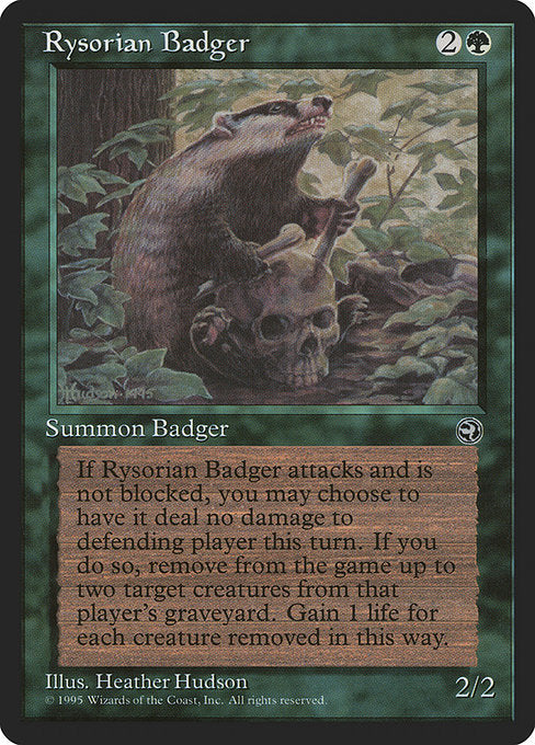 (英)Rysorian Badger 【HML】 No.096