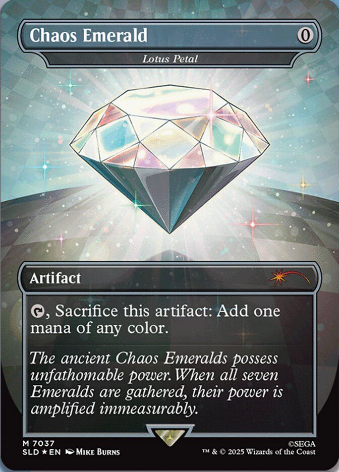 (英)【Foil】Chaos Emerald[水蓮の花びら / Lotus Petal]【SLD】 Secret Lair x Sonic: Friends & Foes No.7037