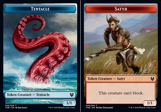 (英)【Foil】触手トークン / Tentacle TokenNo.006 - サテュロストークン / Satyr Token【THB-TOKEN】 No.009