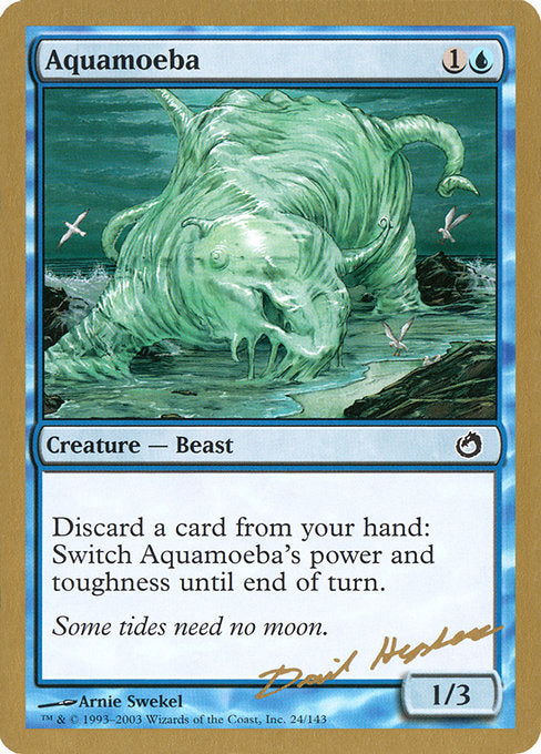 (英)アクアミーバ / Aquamoeba【WC03】 World Championship Decks 2003 David Humpherys 金枠 No.013