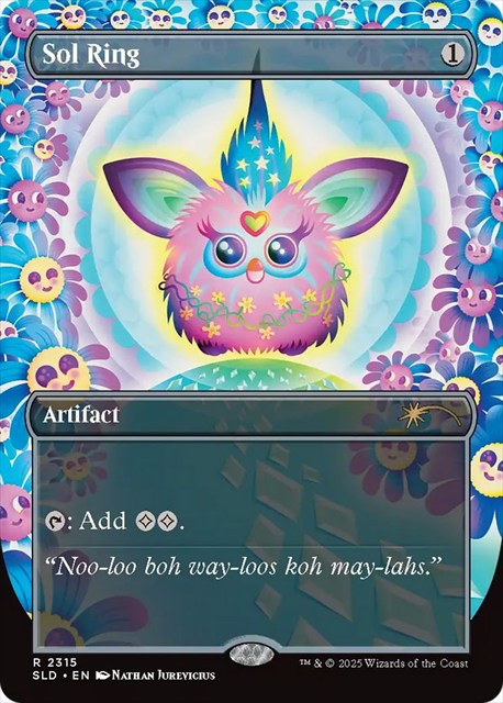 (英)【Foil】太陽の指輪 / Sol Ring【SLD】 Secret Lair x Furby: Doo-ay Noo-lah No.2315