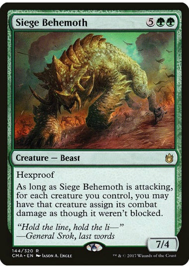 (英)包囲ビヒモス / Siege Behemoth【CMDANTHO】 No.144