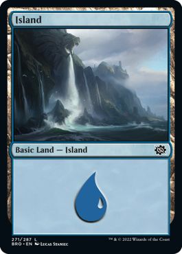 (英)【Foil】島 / Island【BRO】 No.271