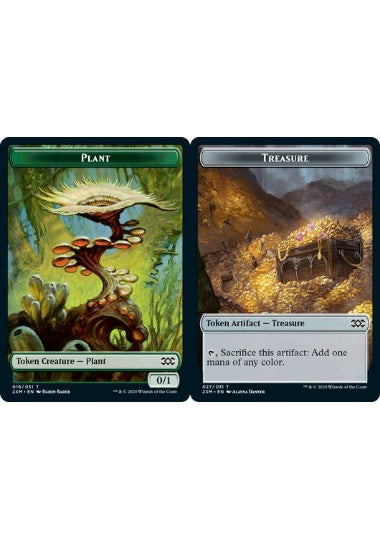 (英)【Foil】植物トークン / Plant TokenNo.016 - 宝物トークン / Treasure Token【2XM-TOKEN】 No.027