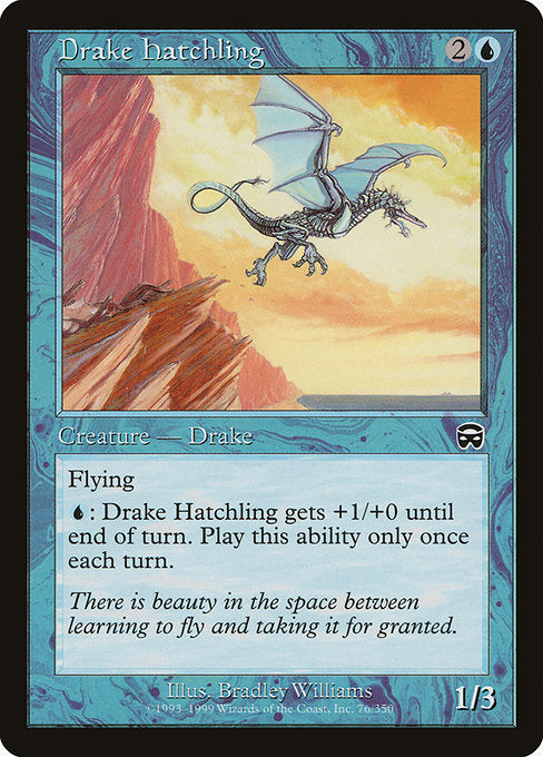 (英)【Foil】ドレイクの雛 / Drake Hatchling【MMQ】 No.076