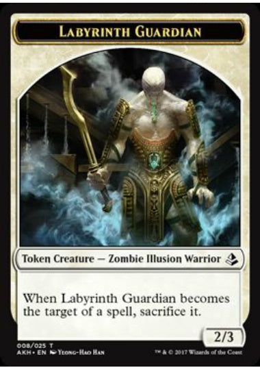 (英)迷宮の守護者トークン / Labyrinth Guardian Token【AKH-TOKEN】 No.008