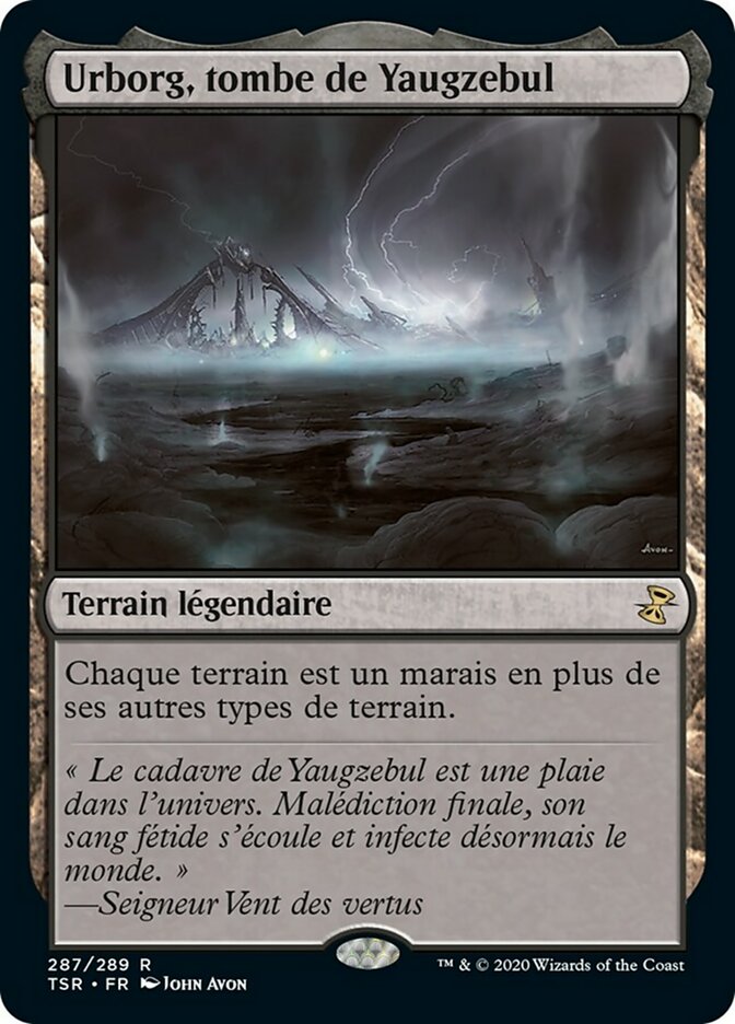 (フランス語)Urborg, tombe de Yaugzebul / Urborg, Tomb of Yawgmoth【TSR】 No.287