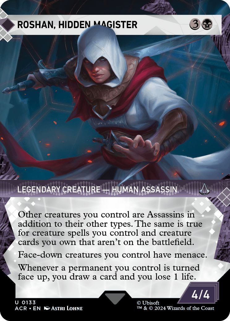(英)【Foil】隠れし者の師、ロシャン / Roshan, Hidden Magister ★ショーケース枠★(「記憶の回廊」ショーケース版) 【ACR】 No.133