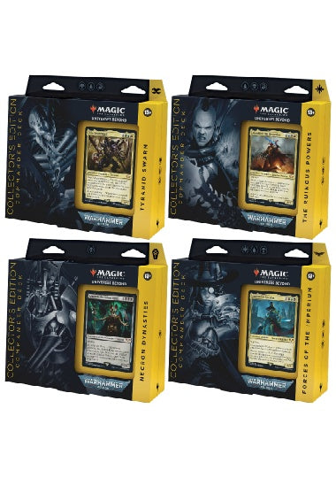 (英)ウォーハンマー40,000統率者デッキ 4種セット Collector's Edition / Warhammer 40,000 Commander Deck Set Collector's Edition【BOX】 ※発送方法は「ゆうパック」を選択してください。