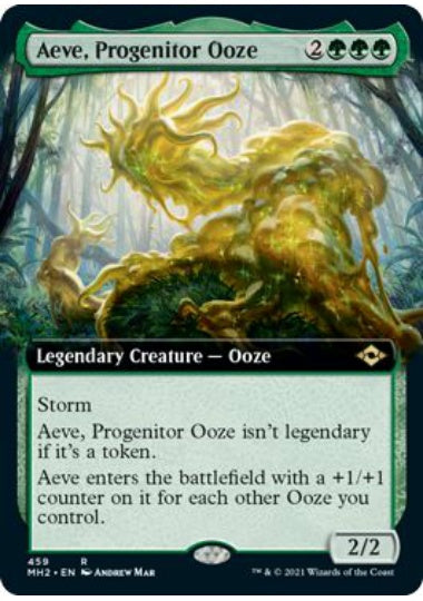 (英)【Foil】前駆軟泥、エーヴ / Aeve, Progenitor Ooze ★拡張枠★ 【MH2】 No.459