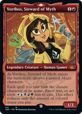 (英)【Foil】Vorthos, Steward of Myth ★ショーケース枠★ 【UNF】 No.251