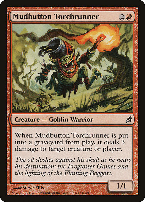 (英)【Foil】泥デコの松明走り / Mudbutton Torchrunner【LRW】 No.185