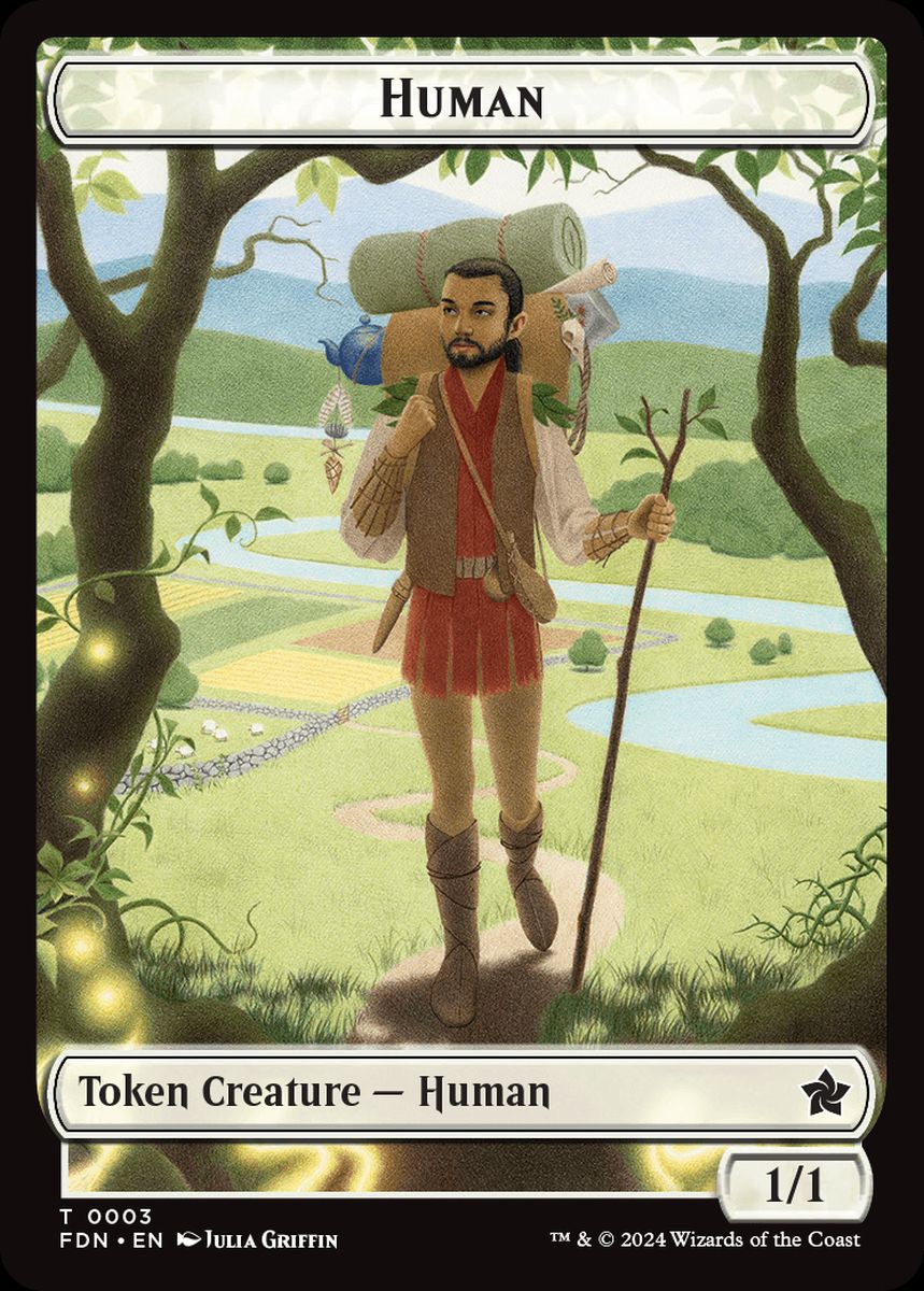 (英)人間トークン / Human Token No.003 - コピートークン / Copy Token【FDN-TOKEN】 Starter Collection収録 No.026