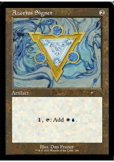 (英)アゾリウスの印鑑 / Azorius Signet【SLD】 旧枠 Dan Frazier is Back: The Allied Signets No.286