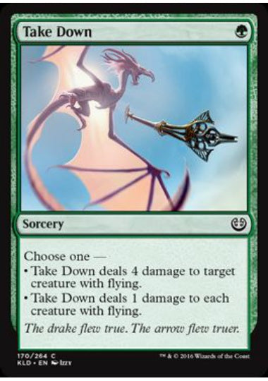 (英)【Foil】撃墜 / Take Down【KLD】 No.170