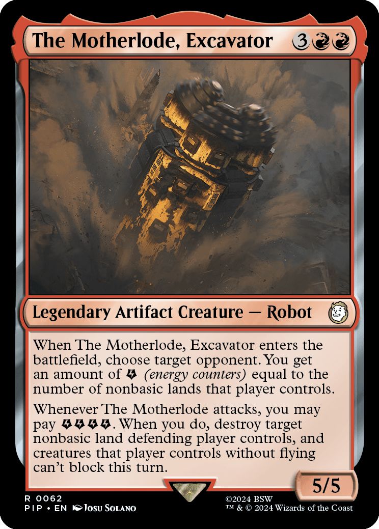 (英)【Foil】掘削機、マザーロード / The Motherlode, Excavator【PIP】 No.0062