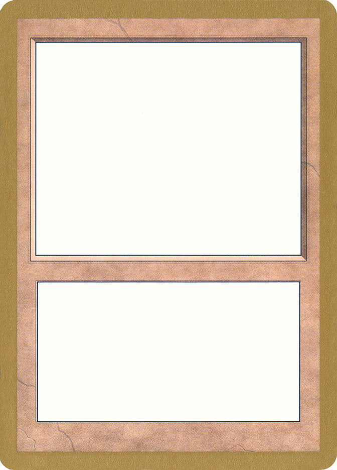 (英)ブランクカード / Blank Card【WC99】 World Championship Decks 1999 金枠 No.109