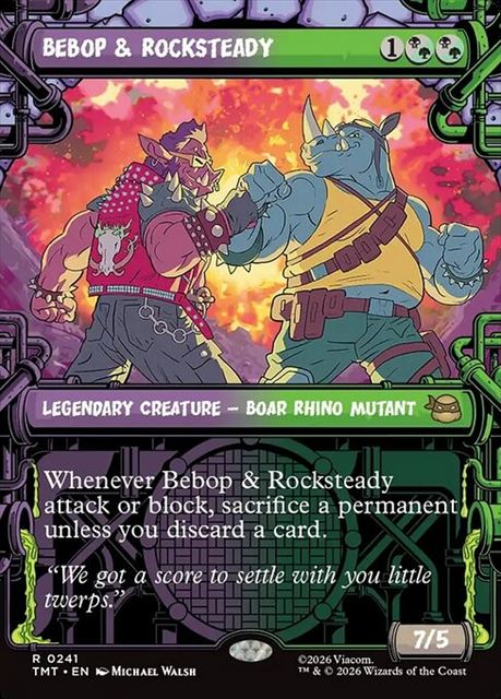 (英)ビーバップとロックステディ / Bebop & Rocksteady ★ショーケース★(「下水道」フレーム版) 【TMT】 No.241