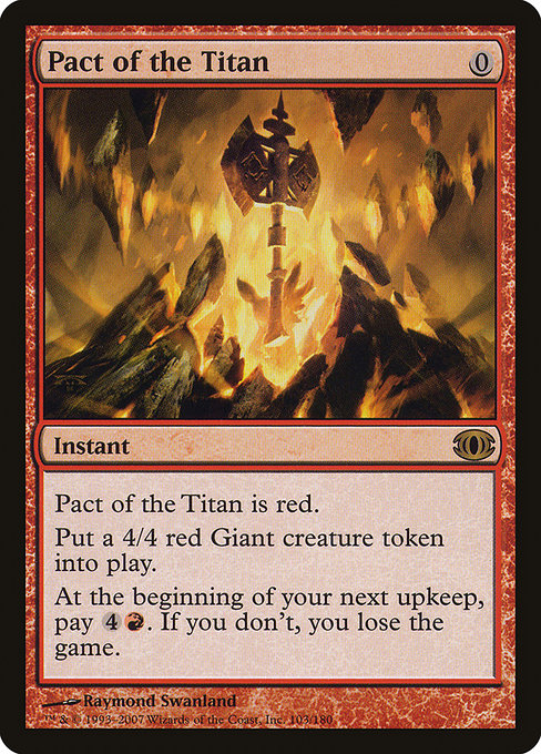 (英)【Foil】タイタンの契約 / Pact of the Titan【FUT】 No.103